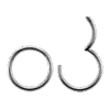 Clicker Ασημί από Τιτάνιο ASTM F136 – (6mm εώς12mm)