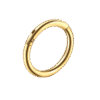 Clicker Χρυσό PVD από Τιτάνιο ASTM F136 (8mm, 10mm, 12mm)