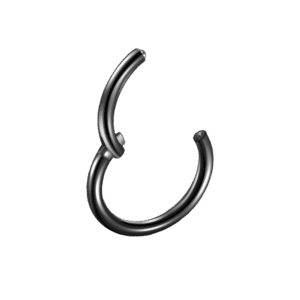 Clicker Μαύρο PVD από Τιτάνιο ASTM F136 (8mm, 10mm, 12mm)