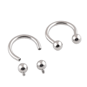 Circular Barbell Τιτανίου ASTM F136 – Internally Threaded – 1.2mm πάχος | 8mm - 12mm