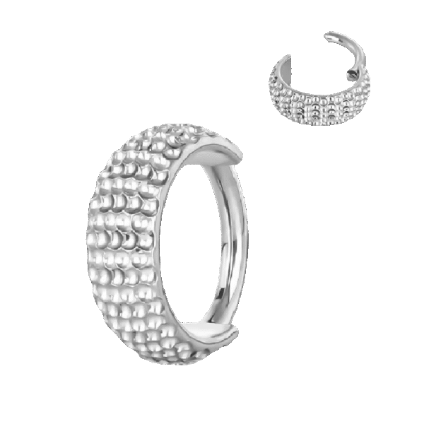 Σκουλαρίκι Αυτιου (Clicker Hoop) Κρίκος με Clicker απο Τιτάνιο ASTM F136