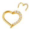 Cupid Heart Daith Clicker από Τιτάνιο ASTM F-136 με Ζιργκόν
