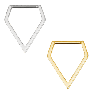 clicker-ring-diamond-shape Clicker Κρίκος Diamond Shape από Τιτάνιο ASTM F136