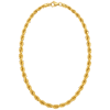 Unisex κολιέ Rope Chain από ανοξείδωτο ατσάλι σε χρυσό χρώμα